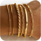 Isabella Vernetta bracelet set | Gold-Westeryn