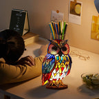 Glow Owl - handcrafted lamp that makes hearts shine-Westeryn