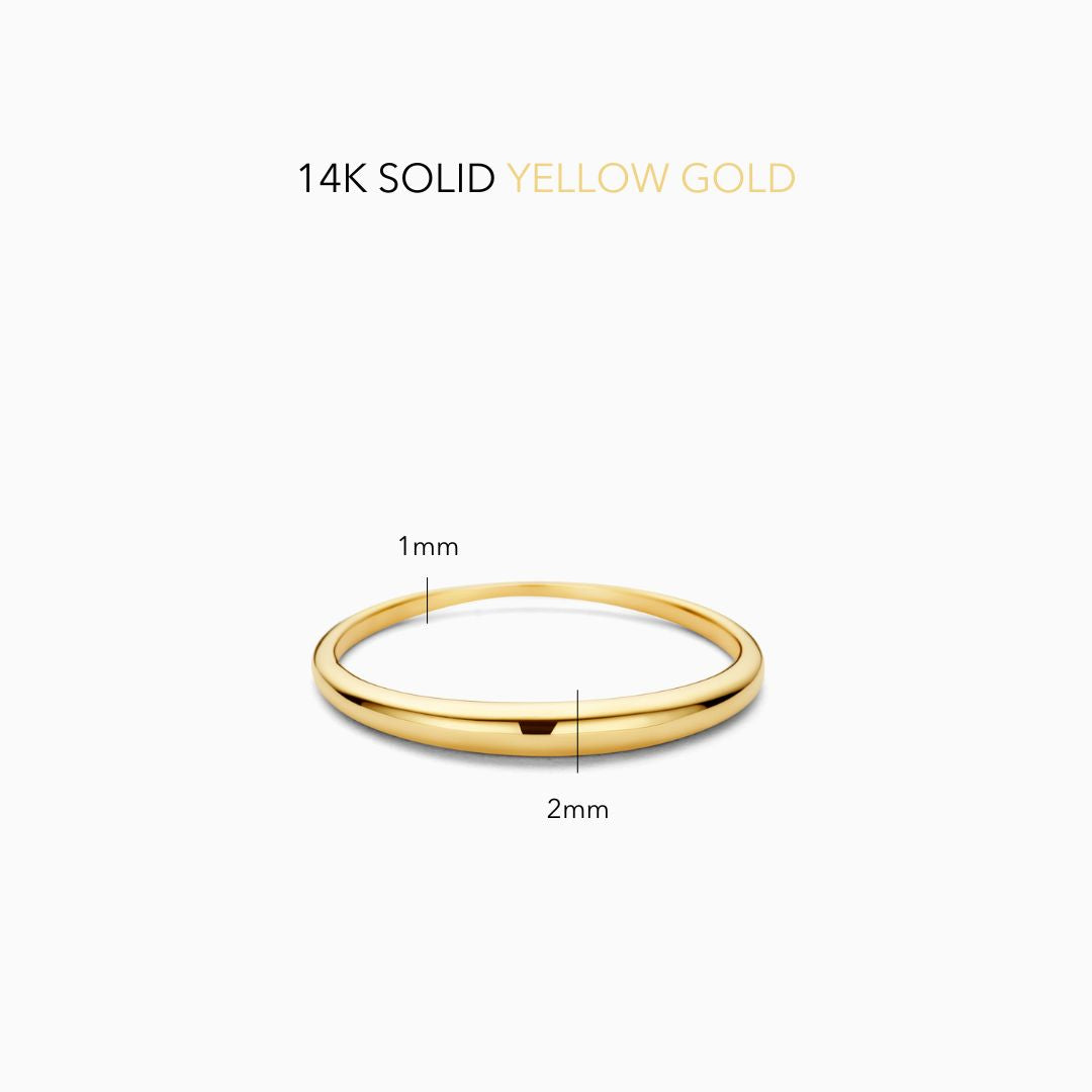 Slim Dome Ring | Gold-Westeryn