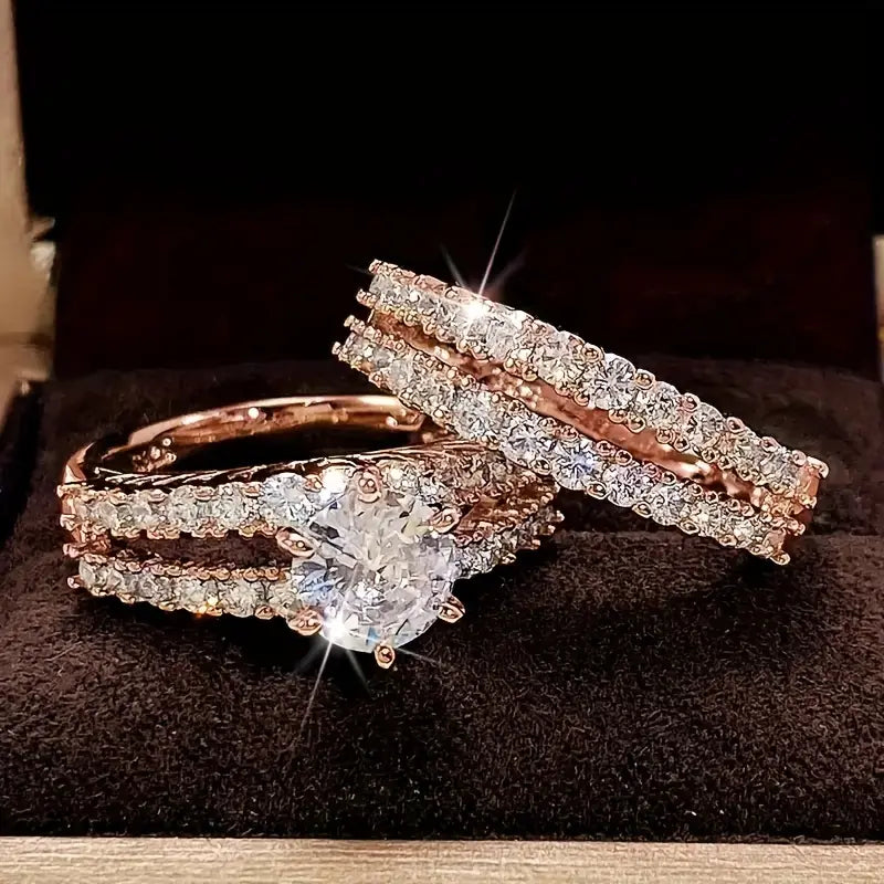 Eternal Radiance Ring Set | Gold-Westeryn