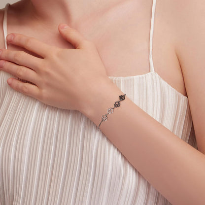 Whispering Paw Print Bracelet