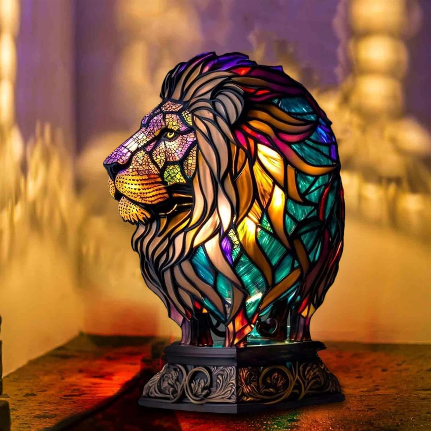GlowLion - handcrafted lamp that makes hearts shine-Westeryn