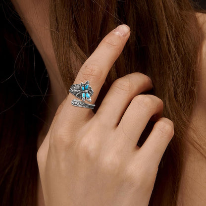 Celestial Dragonfly Spoon Ring