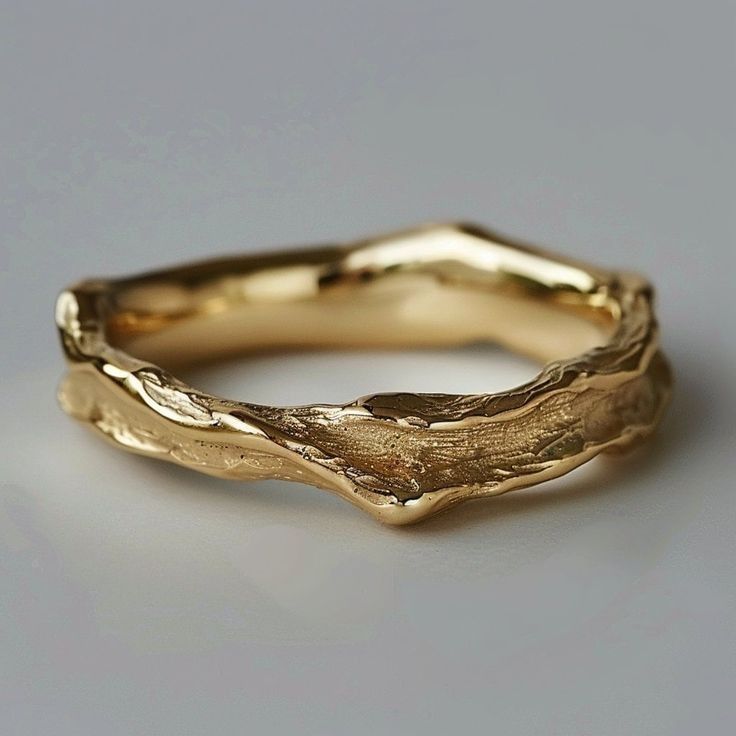 Charm - Forged Gold Ring-Westeryn