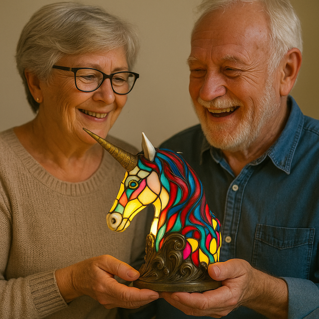 GlowUnicorn - handcrafted lamp that makes hearts shine-Westeryn