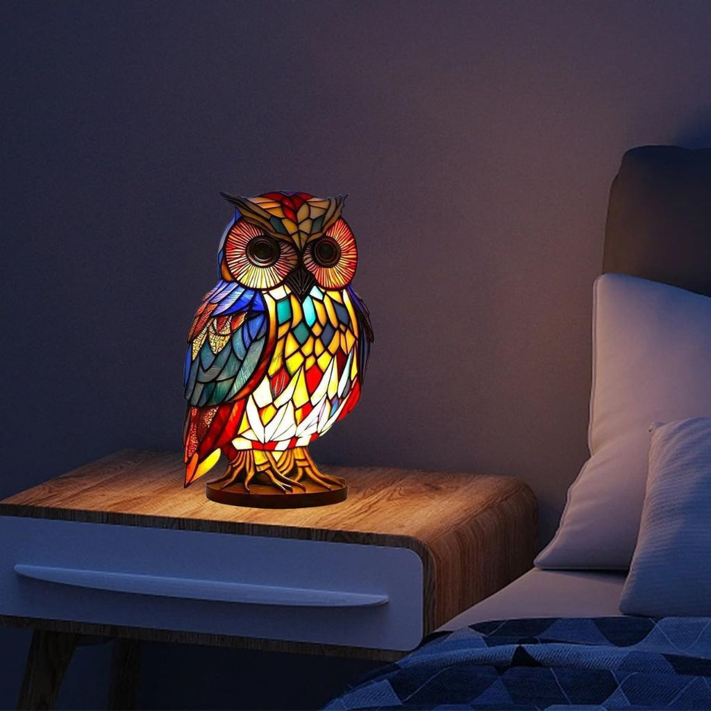 Glow Owl - handcrafted lamp that makes hearts shine-Westeryn