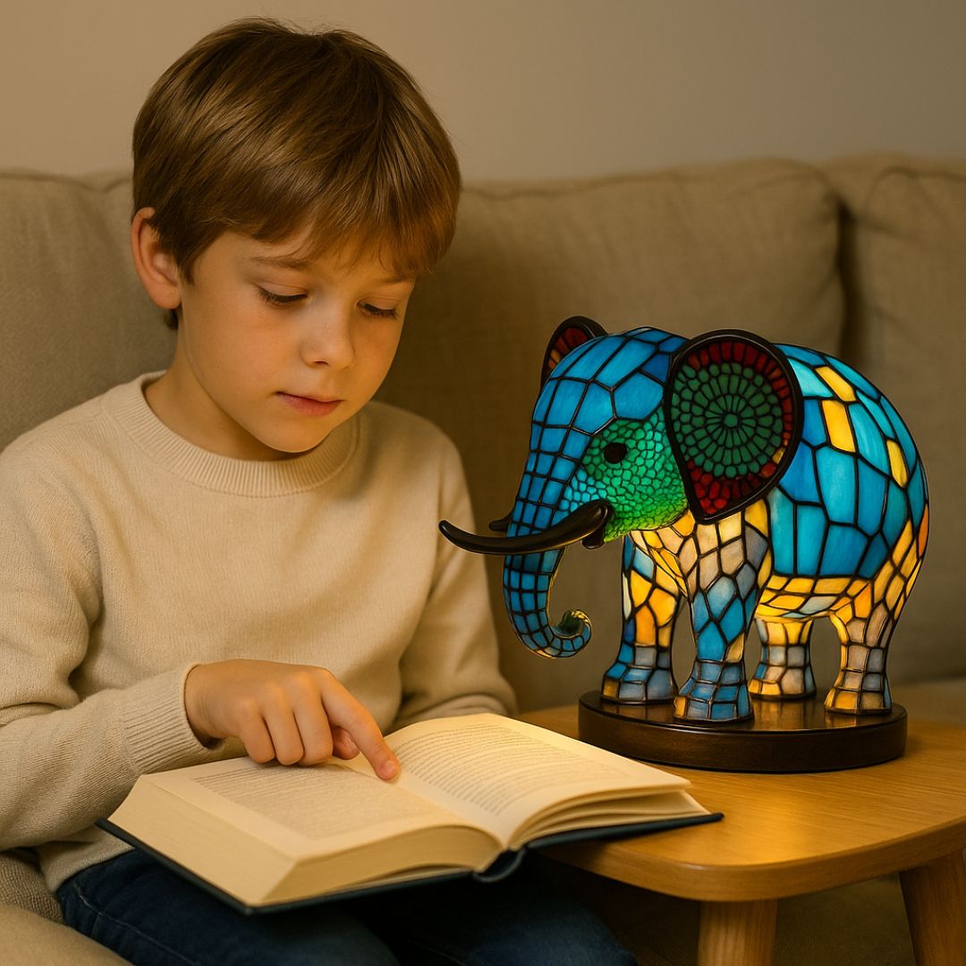 GlowElephant - handmade lamp that makes hearts shine-Westeryn