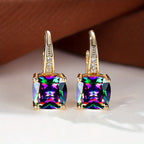 Mystic Stone Hoop Earrings | Gold-Westeryn