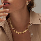 Chunky Cuban Link Necklace | Gold-Westeryn