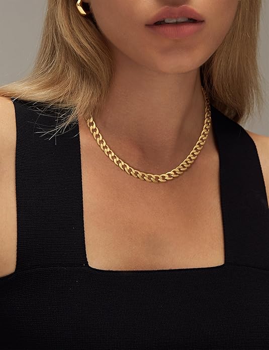 Chunky Cuban Link Necklace | Gold-Westeryn