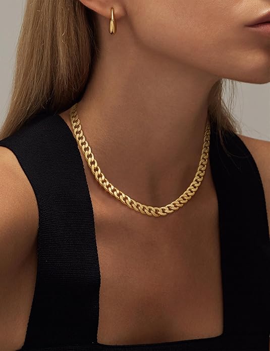 Chunky Cuban Link Necklace | Gold-Westeryn