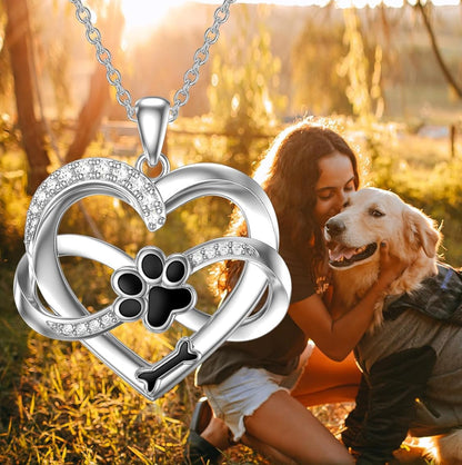 Endless Love Paw Necklace