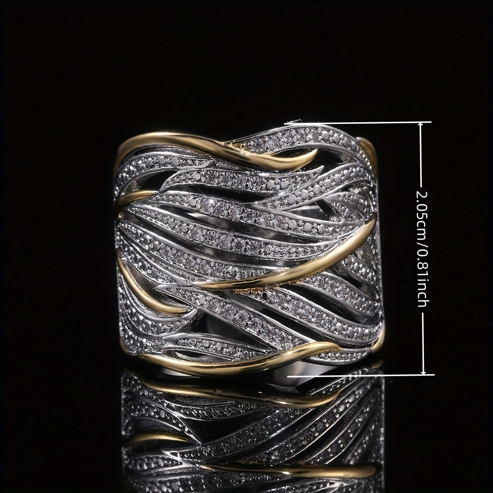 Elegant Multilayer Twisted Ring-Westeryn