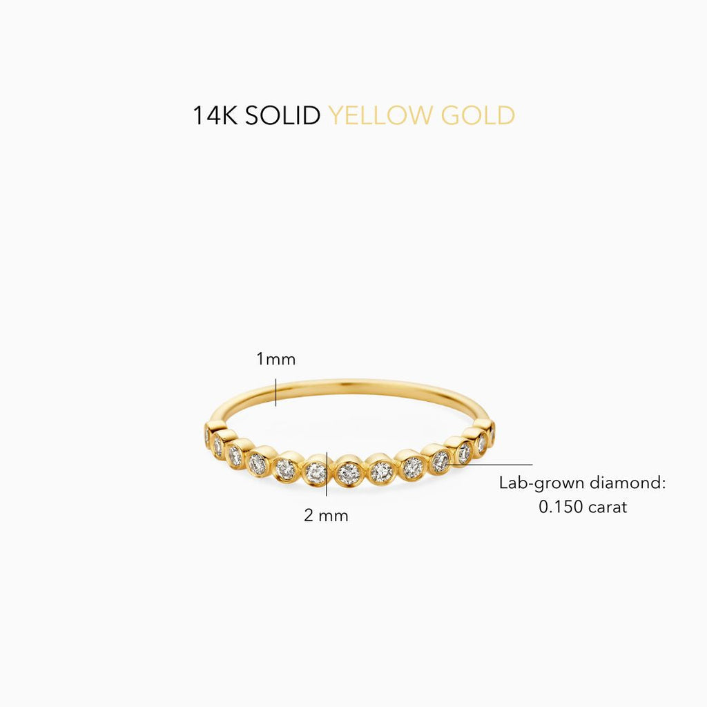 Diamond Bubble Ring | Gold-Westeryn