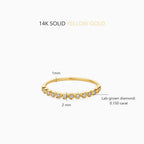 Diamond Bubble Ring | Gold-Westeryn
