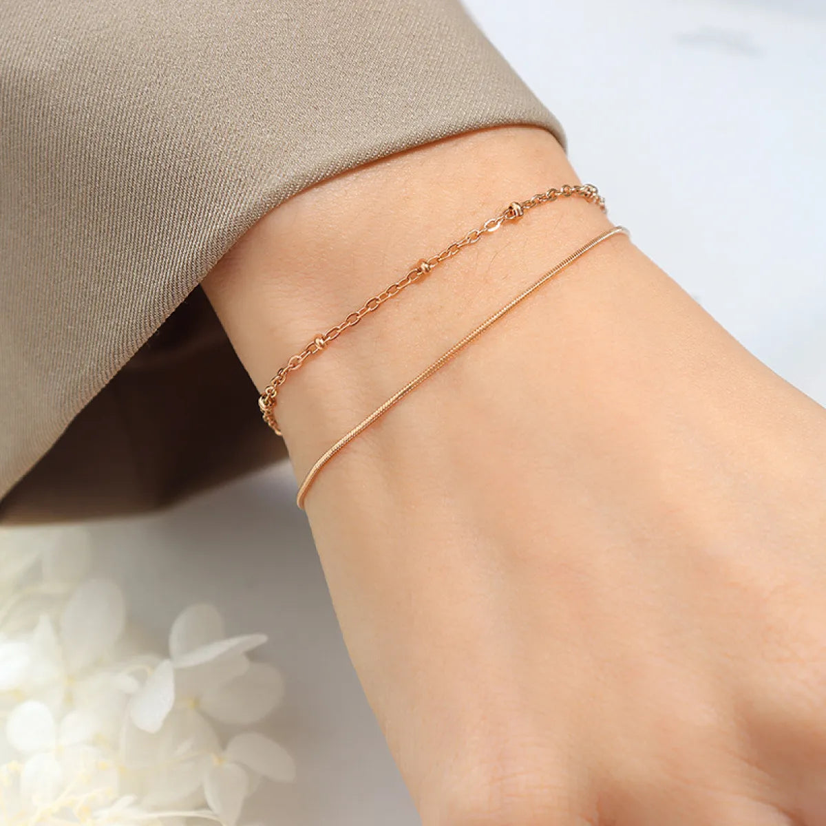 Pia Gold Lager Bracelet