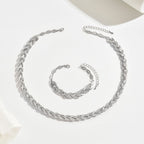 Elegant Glass Rhinestone Fish Tail Set-Westeryn