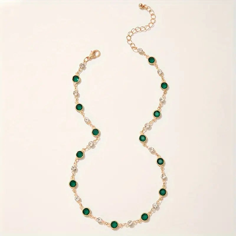 Emerald Green Pendant Necklace-Westeryn