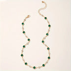 Emerald Green Pendant Necklace-Westeryn