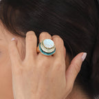 Boho Triple-Layer Enamel Ring-Westeryn