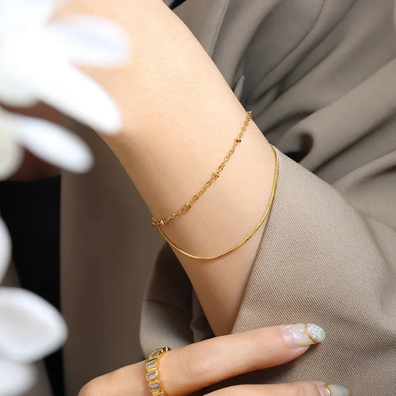 Pia Gold Lager Bracelet