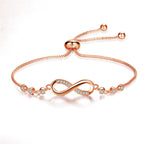 Adjustable Silver Infinity Bracelet-Westeryn