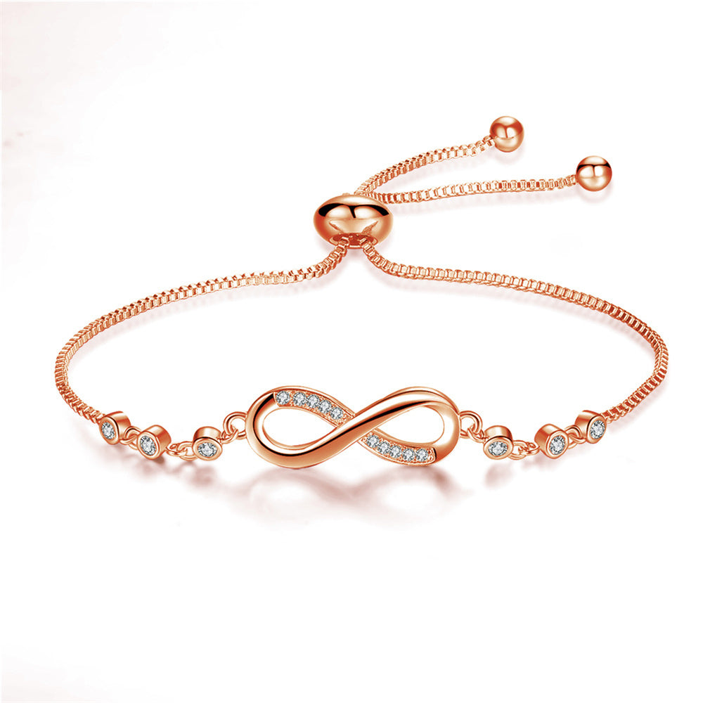 Adjustable Silver Infinity Bracelet-Westeryn
