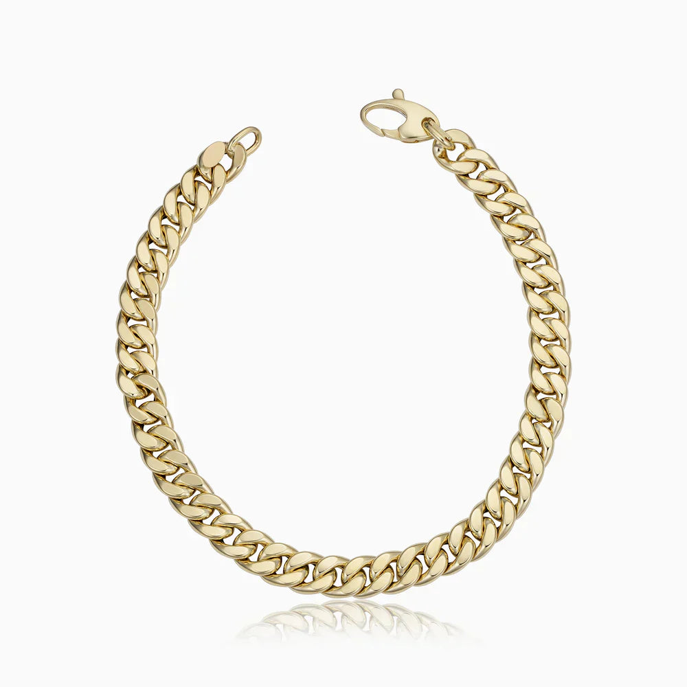Estate Cuban Bracelet | Gold-Westeryn