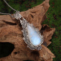 Vintage Moonstone Pendant Necklace-Westeryn