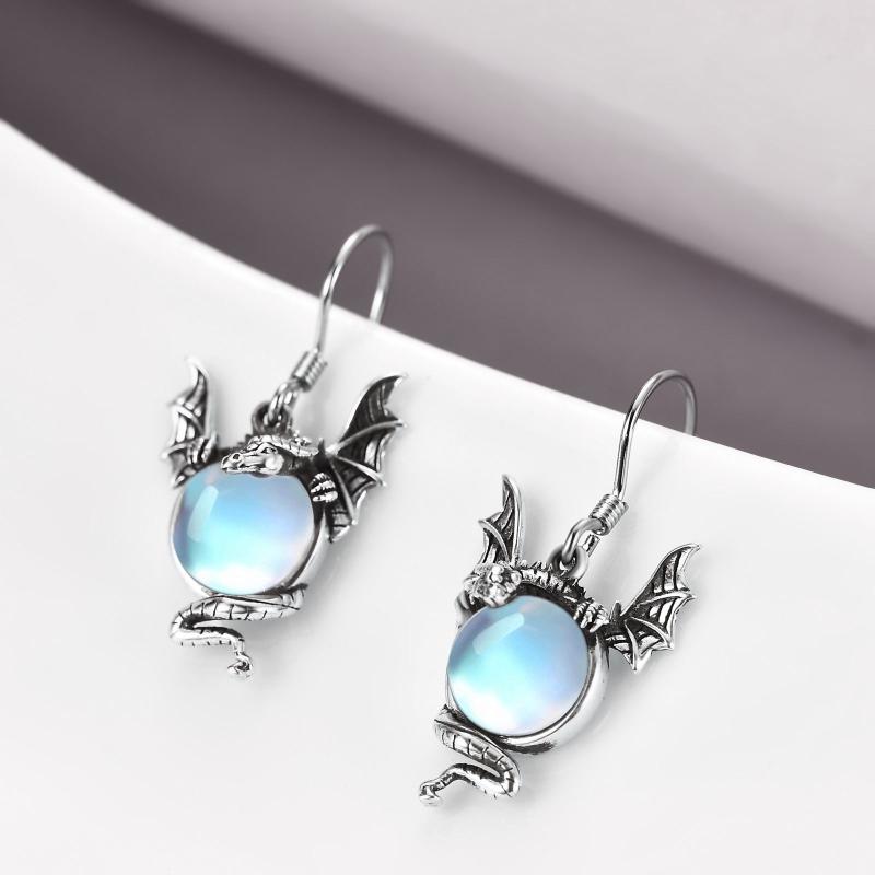 Brunhilde Moonstone Earring-Westeryn