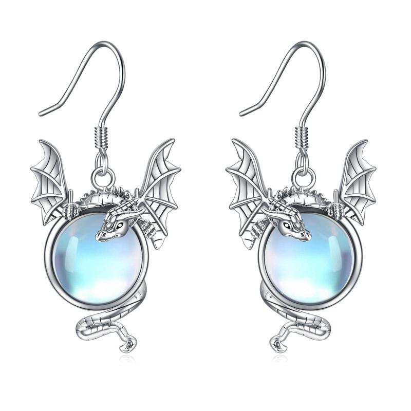 Brunhilde Moonstone Earring-Westeryn
