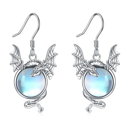 Brunhilde Moonstone Earring-Westeryn