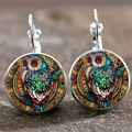 Earring with Vintage Owl in Silver-Westeryn
