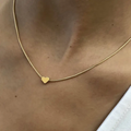 Golden Mini Heart Necklace-Westeryn