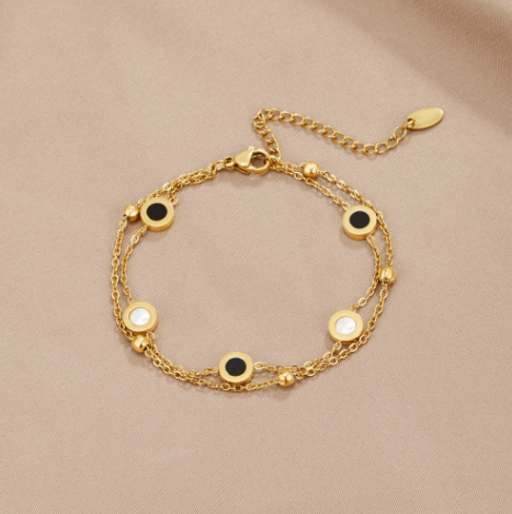 Onyx White Stone Bracelet-Westeryn