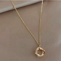 Gold Pendant Necklace & Adorned with Diamonds-Westeryn