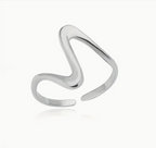 Waves Designer Ring 18 Gold-Westeryn