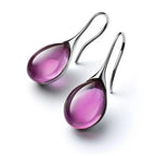 Crystal drop earrings in gold and silver-Westeryn