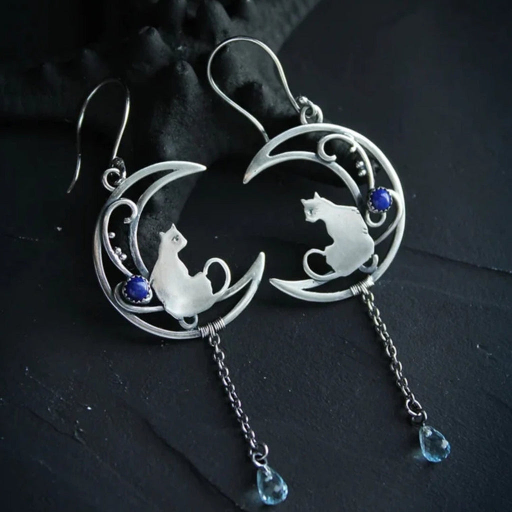 Celestial Cat Boho Earrings-Westeryn