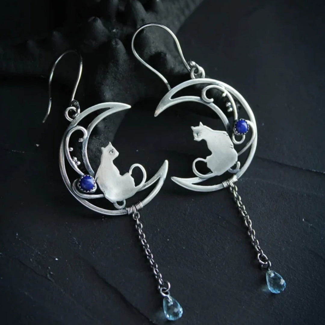 Celestial Cat Boho Earrings-Westeryn