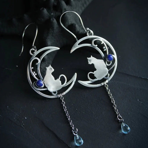 Celestial Cat Boho Earrings-Westeryn