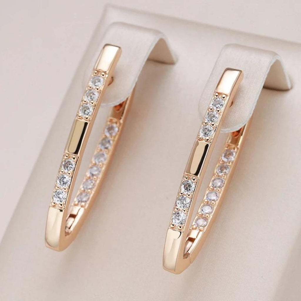 Sylvia Elegant Zirconia Earrings-Westeryn