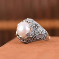 Vintage Pearl Ring in Silver-Westeryn