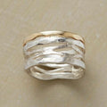 Timeless Gold & Silver Hollow Ring-Westeryn