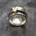 Mely - Goldheart Silver Ring-Westeryn