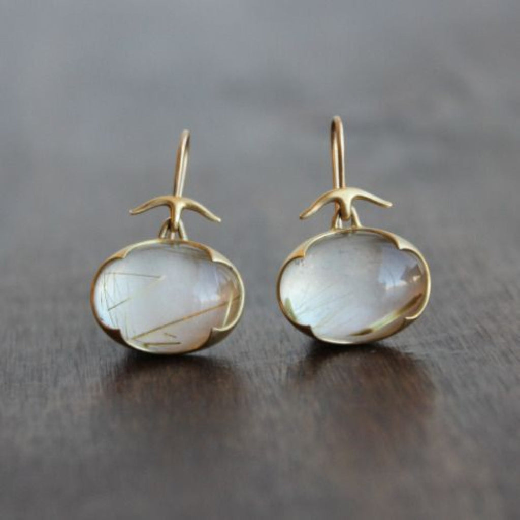 Kriemhild Moonstone Earrings-Westeryn
