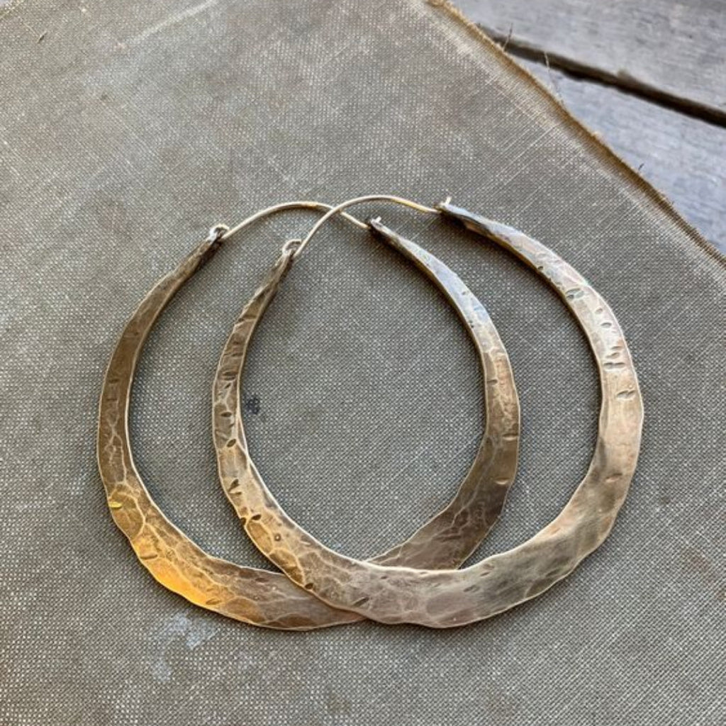 Antique Loop Earrings | Gold-Westeryn