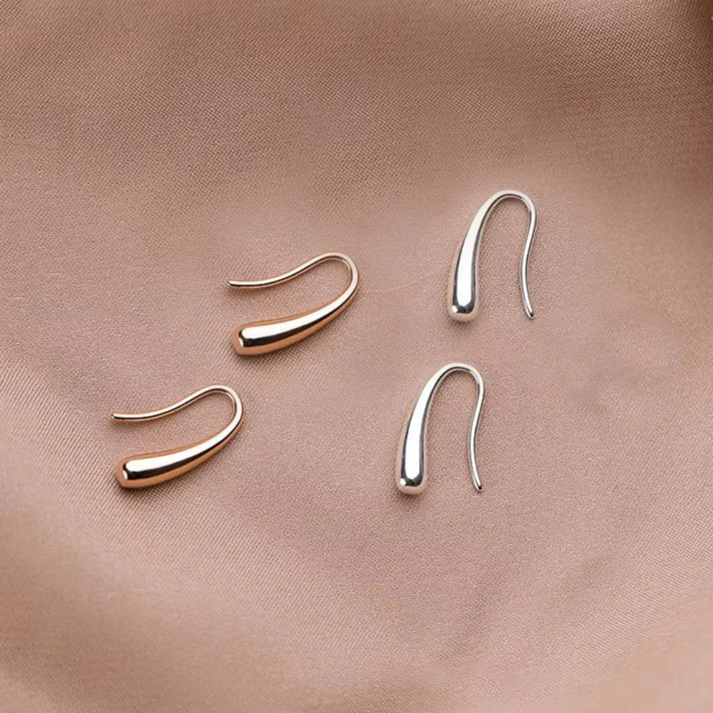 Antique Drop Gold & Silver Earrings | White Gold-Westeryn