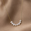 Gold Pearl Necklace-Westeryn