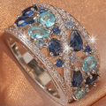 Timeless Blue Zircon Ring-Westeryn